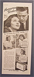 1938 Lux Toilet Soap With Claudette Colbert