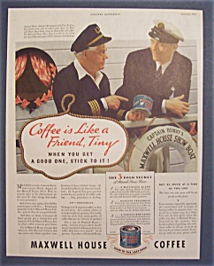 Vintage Ad: 1934 Maxwell House/winninger & Ruffner