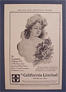 Vintage Ad: 1906 Santa Fe The California Limited