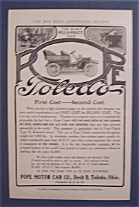 Vintage Ad: 1905 Pope Motor Car Co.