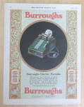 1930 Burroughs Adding Machine Co with Electric Portable