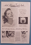 Vintage Ad: 1947 Woodbury Cream with Jane Greer