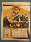 1923  O - Cedar  Wax