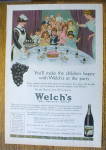 1914 Welch's Grape Juice with a Children's Party