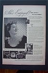 1943 Pond's Cold Cream with Woman Uses Cold Cream