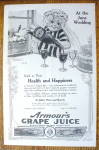 1914 Armour Grape Juice By Penny Ross with Little Girl