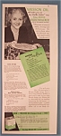 Vintage Ad: 1939 Wesson Oil w/ Mrs Rickenbacker