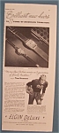 Vintage Ad: 1941 Elgin DeLuxe w/ Tom Harmon