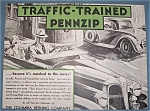 Vintage Ad:1934 Pennzip/Pennzip Ethyl