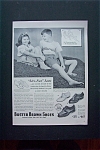 1950's Buster Brown Shoes with Boy & Girl Sitting 