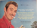 Vintage Ad:1950 Chesterfield Cigarette w/Zachary Scott