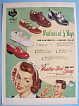 Vintage Ad: 1950 Weather - Bird Shoes