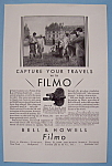 Vintage Ad: 1930 Bell & Howell Filmo