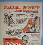 Vintage Ad: 1951 Gillette Razor w/ Jack Redmond