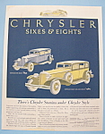Vintage Ad: 1931 Chrysler Sixes & Eights