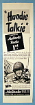 Vintage Ad: 1944 Motorola Handie Talkie