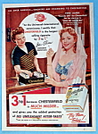 Vintage Ad: 1952 Chesterfield Cigarettes w/Piper Laurie