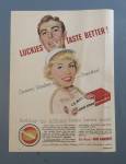 1953 Lucky Strike Cigarettes with Man & Woman