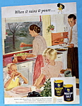 1953 Morton Salt w/Family & Dinner By Douglas Crockwell