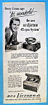 Vintage Ad: 1949 RCA Victor 45 RPM System w/Perry Como