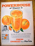 1959 Florida Fresh Frozen Orange Juice w/ Mickey Mantle