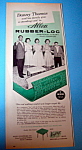 Vintage Ad: 1960 Allen Rubber Loc with Danny Thomas
