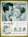 Vintage Ad: 1950 Lux Toilet Soap with June Haver
