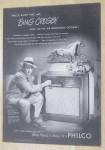 1947 Philco Radio Phonograph Console with Bing Crosby