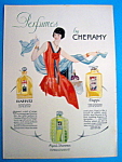 Vintage Ad: 1927 Cheramy Perfume