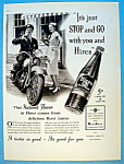 1937 Hires Root Beer with Waitress & Policeman