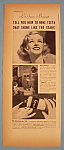 Vintage Ad: 1937 Calox Tooth Powder w/ Joan Bennett