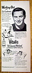 Vintage Ad: 1948 Vitalis with Sid Luckman