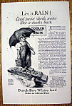 1926 Dutch Boy White Lead Paint w/Dutch Boy & Umbrella