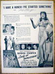Ad: 1943 Lady Of Burlesque w/Barbara Stanwyck