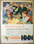 Vintage Ad: 1949 Florida Canned Orange Juice