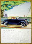 1936 Ford wtih The Four Passenger Club Cabriolet