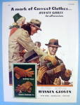 1945 Hansen Gloves with people drinking coffee