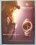 2008 Tag Heuer Watch with Golf's Tiger Woods