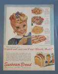 1959 Sunbeam Bread with Blue Eyed Miss Sunbeam