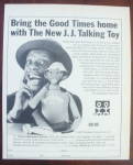 1975 J. J Talking Toy With James Evans (Jimmie Walker)