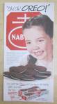 1951 Nabisco Oreo Creme Sandwich Cookie w/Girl Smiling 
