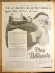 1927 Play Billiards with Santa Claus 
