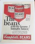 1925 Campbell's Pork & Beans With Can Of Beans