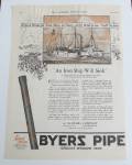 1927 Byers Pipe With An Iron Ship