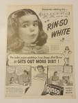 1944 Rinso Soap With Little Girl Whistling