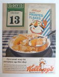 1963 Kellogg's Frosted Flakes with Friday The 13th 