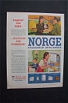 1944 Dual Ad: Norge  Appliances  &  Kem  Tone  Paint