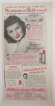 1950 Westmore Cosmetics with Maureen O' Hara 