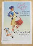 1938 Chesterfield Cigarettes with Woman Playing Drum