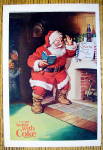1963 Coca Cola (Coke) With Santa Claus Reading Note